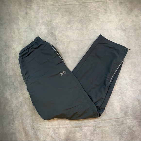 Reebok Other - Vintage Y2K/2000s Reebok grey track pants with leg zipper